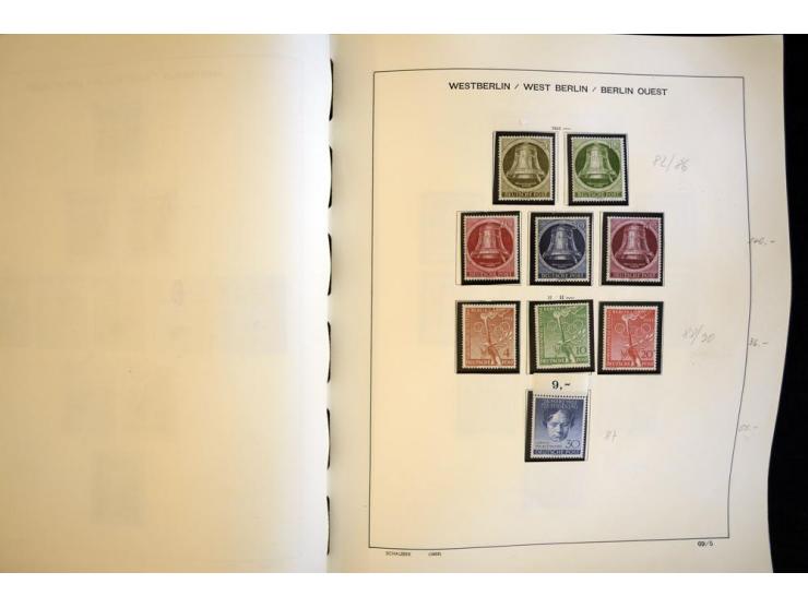 1945/85, umfangreicher ungebrauchter/postfrischer und gestempelter Bestand mit vielen besseren Werten und Ausgaben, teils meh