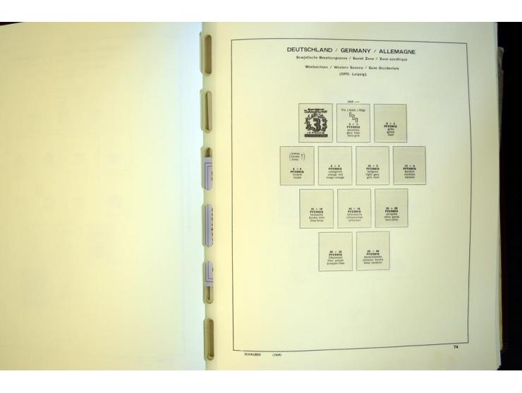 1945/85, umfangreicher ungebrauchter/postfrischer und gestempelter Bestand mit vielen besseren Werten und Ausgaben, teils meh