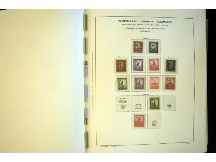 1945/85, umfangreicher ungebrauchter/postfrischer und gestempelter Bestand mit vielen besseren Werten und Ausgaben, teils meh