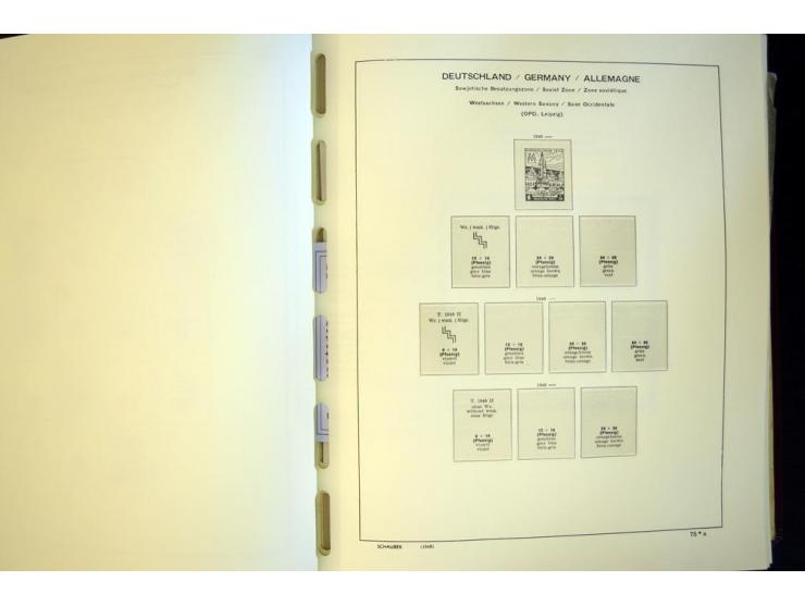 1945/85, umfangreicher ungebrauchter/postfrischer und gestempelter Bestand mit vielen besseren Werten und Ausgaben, teils meh