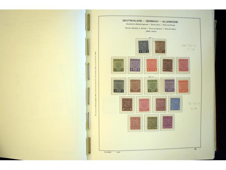 1945/85, umfangreicher ungebrauchter/postfrischer und gestempelter Bestand mit vielen besseren Werten und Ausgaben, teils meh