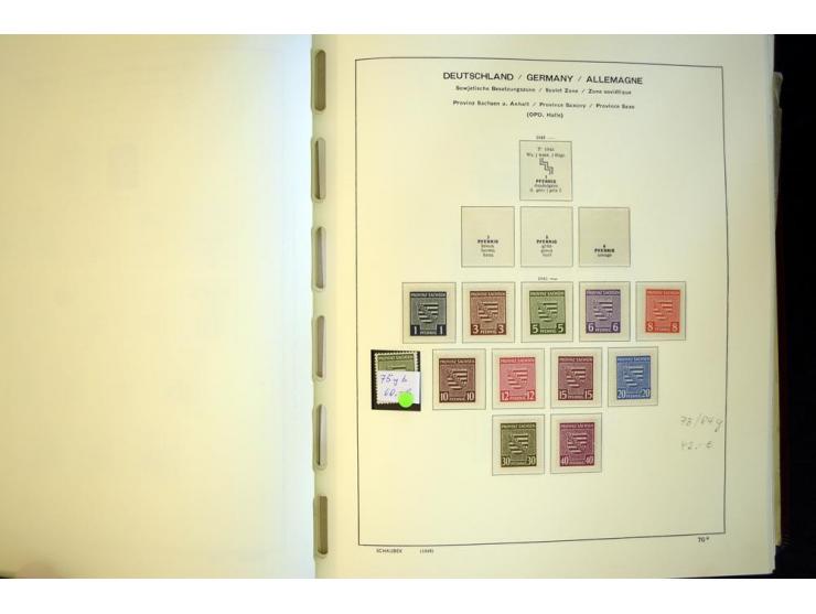1945/85, umfangreicher ungebrauchter/postfrischer und gestempelter Bestand mit vielen besseren Werten und Ausgaben, teils meh
