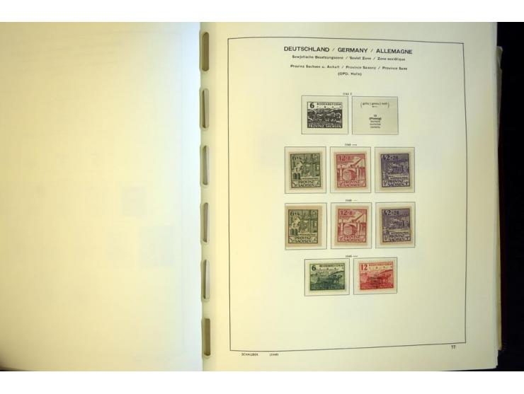 1945/85, umfangreicher ungebrauchter/postfrischer und gestempelter Bestand mit vielen besseren Werten und Ausgaben, teils meh