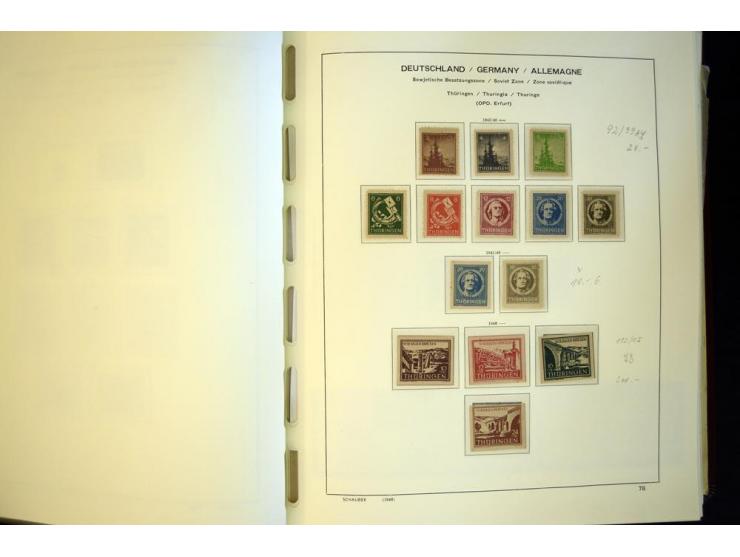 1945/85, umfangreicher ungebrauchter/postfrischer und gestempelter Bestand mit vielen besseren Werten und Ausgaben, teils meh