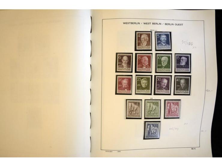 1945/85, umfangreicher ungebrauchter/postfrischer und gestempelter Bestand mit vielen besseren Werten und Ausgaben, teils meh