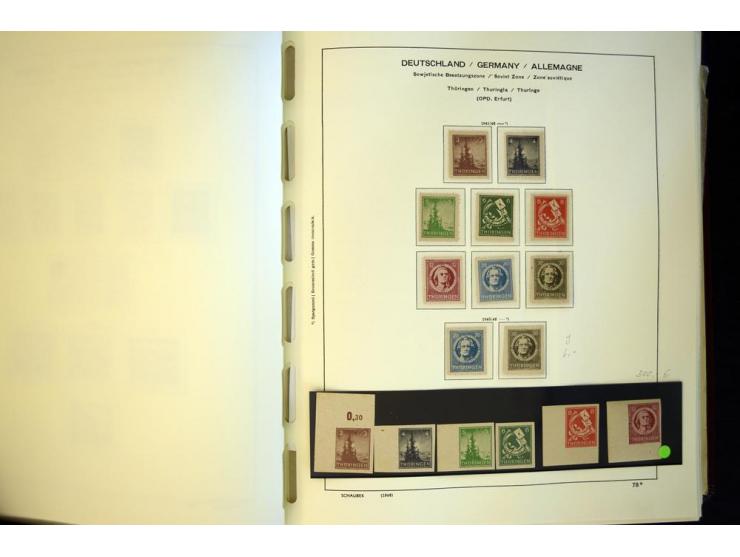 1945/85, umfangreicher ungebrauchter/postfrischer und gestempelter Bestand mit vielen besseren Werten und Ausgaben, teils meh