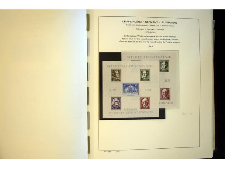 1945/85, umfangreicher ungebrauchter/postfrischer und gestempelter Bestand mit vielen besseren Werten und Ausgaben, teils meh