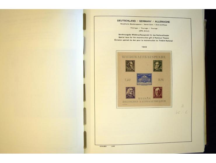 1945/85, umfangreicher ungebrauchter/postfrischer und gestempelter Bestand mit vielen besseren Werten und Ausgaben, teils meh
