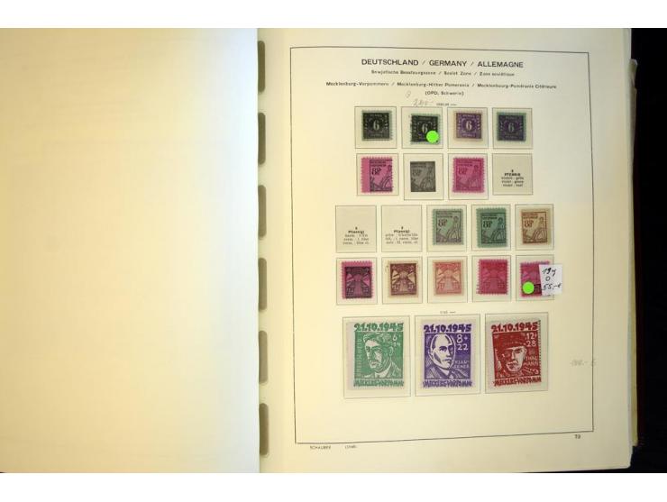 1945/85, umfangreicher ungebrauchter/postfrischer und gestempelter Bestand mit vielen besseren Werten und Ausgaben, teils meh