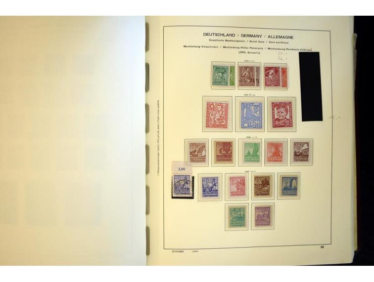 1945/85, umfangreicher ungebrauchter/postfrischer und gestempelter Bestand mit vielen besseren Werten und Ausgaben, teils meh