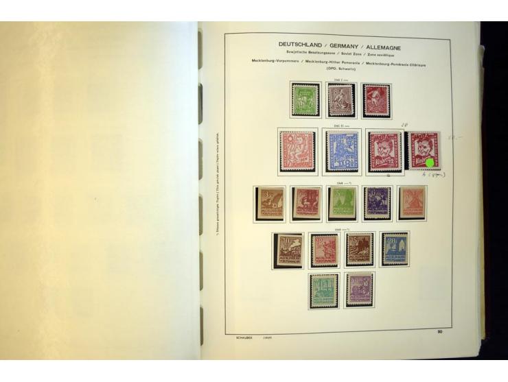 1945/85, umfangreicher ungebrauchter/postfrischer und gestempelter Bestand mit vielen besseren Werten und Ausgaben, teils meh