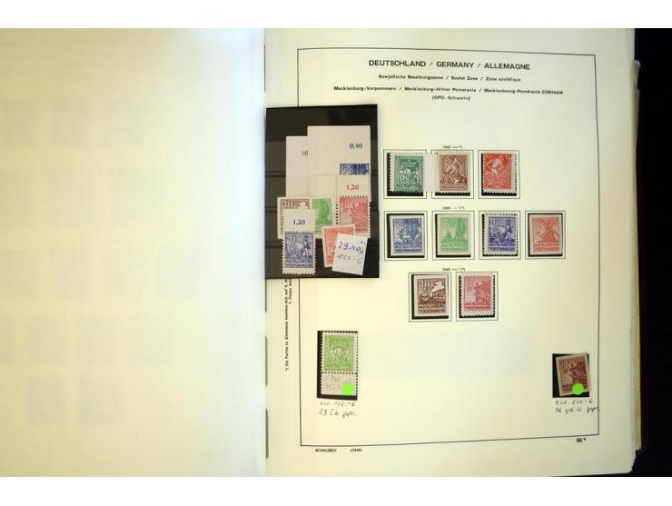 1945/85, umfangreicher ungebrauchter/postfrischer und gestempelter Bestand mit vielen besseren Werten und Ausgaben, teils meh