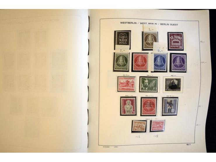 1945/85, umfangreicher ungebrauchter/postfrischer und gestempelter Bestand mit vielen besseren Werten und Ausgaben, teils meh