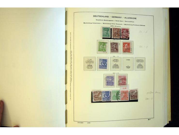 1945/85, umfangreicher ungebrauchter/postfrischer und gestempelter Bestand mit vielen besseren Werten und Ausgaben, teils meh