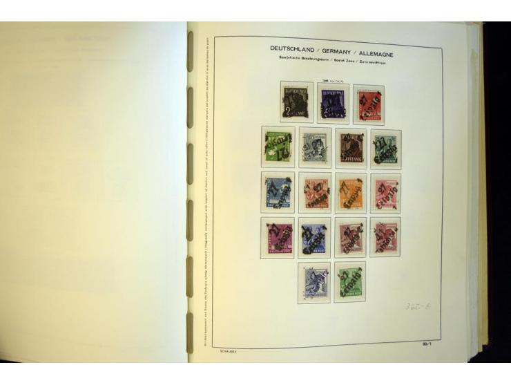 1945/85, umfangreicher ungebrauchter/postfrischer und gestempelter Bestand mit vielen besseren Werten und Ausgaben, teils meh