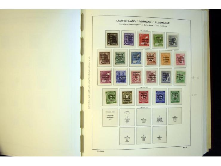 1945/85, umfangreicher ungebrauchter/postfrischer und gestempelter Bestand mit vielen besseren Werten und Ausgaben, teils meh