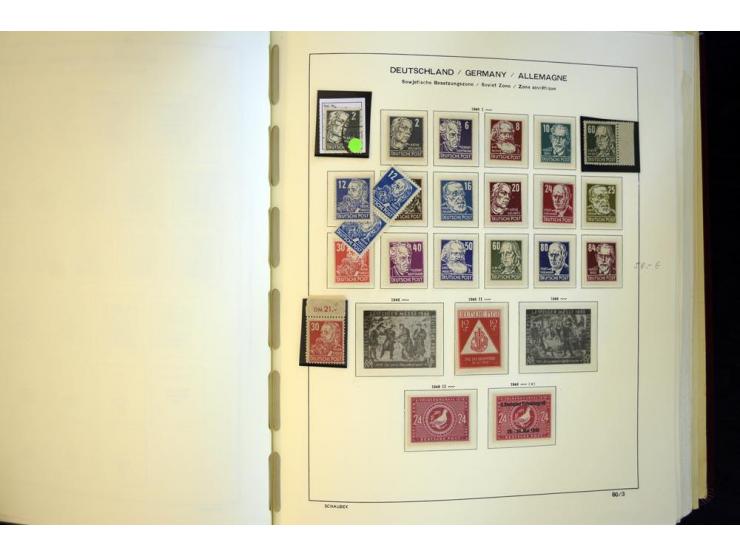 1945/85, umfangreicher ungebrauchter/postfrischer und gestempelter Bestand mit vielen besseren Werten und Ausgaben, teils meh