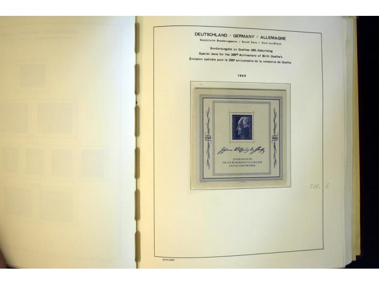 1945/85, umfangreicher ungebrauchter/postfrischer und gestempelter Bestand mit vielen besseren Werten und Ausgaben, teils meh
