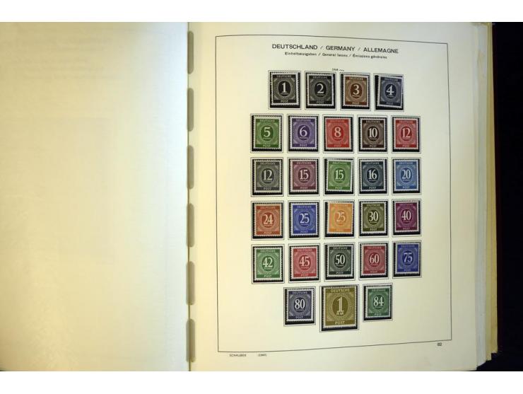 1945/85, umfangreicher ungebrauchter/postfrischer und gestempelter Bestand mit vielen besseren Werten und Ausgaben, teils meh