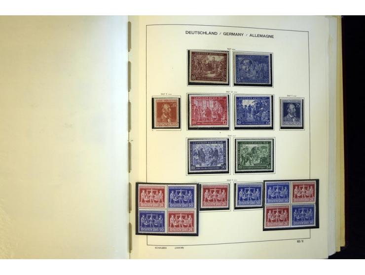 1945/85, umfangreicher ungebrauchter/postfrischer und gestempelter Bestand mit vielen besseren Werten und Ausgaben, teils meh