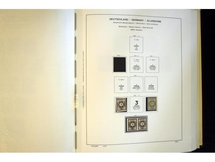 1945/85, umfangreicher ungebrauchter/postfrischer und gestempelter Bestand mit vielen besseren Werten und Ausgaben, teils meh