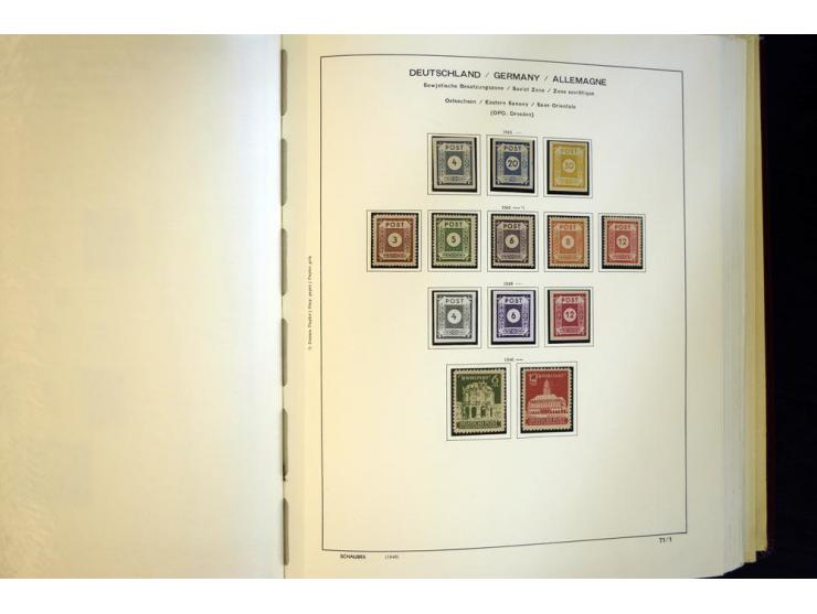 1945/85, umfangreicher ungebrauchter/postfrischer und gestempelter Bestand mit vielen besseren Werten und Ausgaben, teils meh