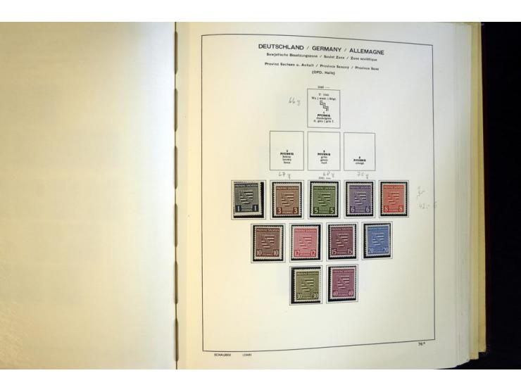 1945/85, umfangreicher ungebrauchter/postfrischer und gestempelter Bestand mit vielen besseren Werten und Ausgaben, teils meh