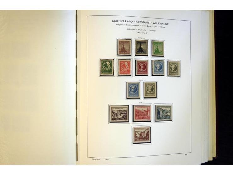 1945/85, umfangreicher ungebrauchter/postfrischer und gestempelter Bestand mit vielen besseren Werten und Ausgaben, teils meh
