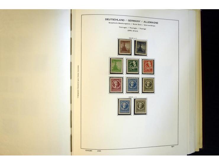 1945/85, umfangreicher ungebrauchter/postfrischer und gestempelter Bestand mit vielen besseren Werten und Ausgaben, teils meh
