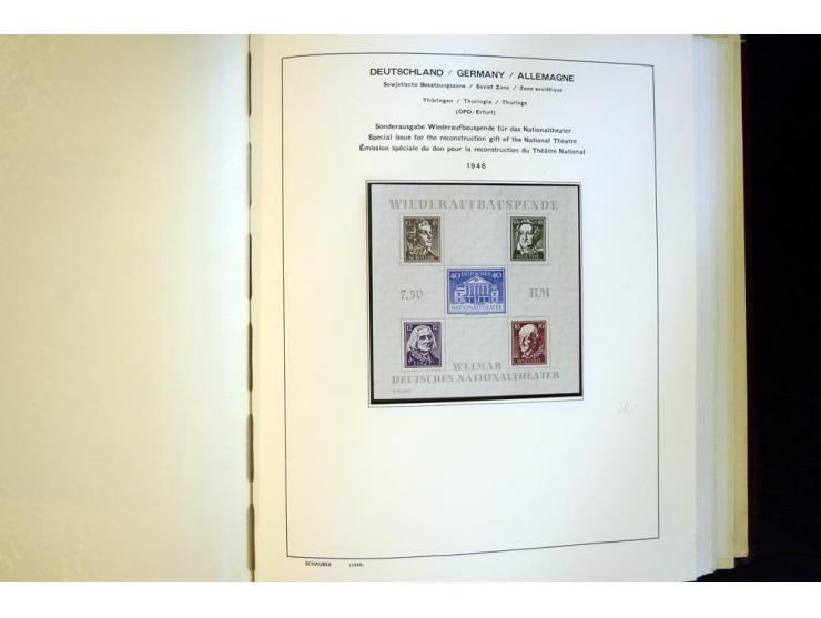 1945/85, umfangreicher ungebrauchter/postfrischer und gestempelter Bestand mit vielen besseren Werten und Ausgaben, teils meh