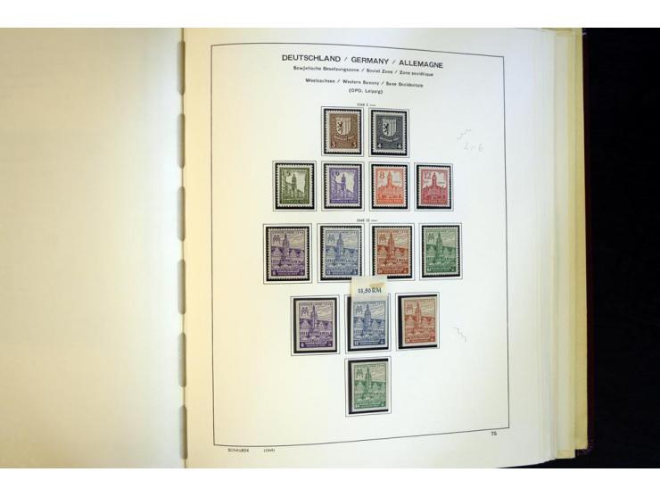 1945/85, umfangreicher ungebrauchter/postfrischer und gestempelter Bestand mit vielen besseren Werten und Ausgaben, teils meh
