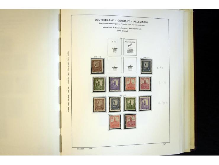 1945/85, umfangreicher ungebrauchter/postfrischer und gestempelter Bestand mit vielen besseren Werten und Ausgaben, teils meh