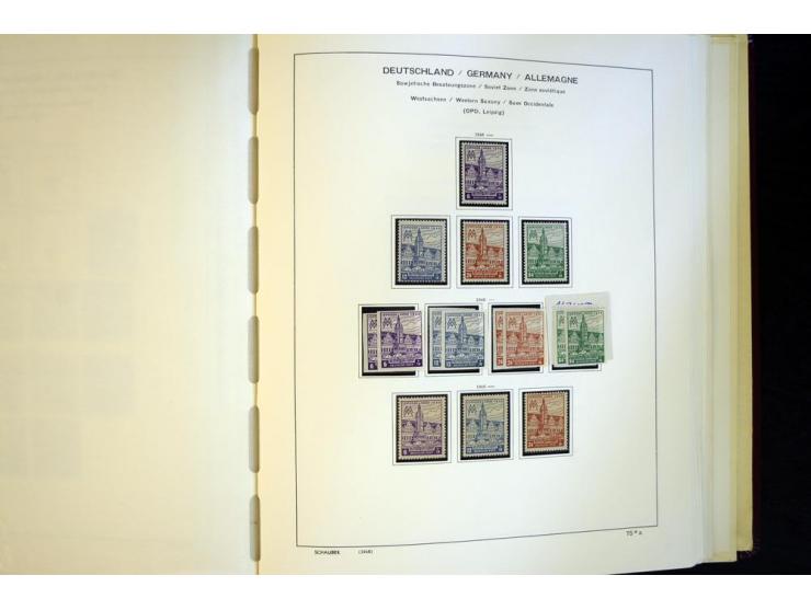 1945/85, umfangreicher ungebrauchter/postfrischer und gestempelter Bestand mit vielen besseren Werten und Ausgaben, teils meh