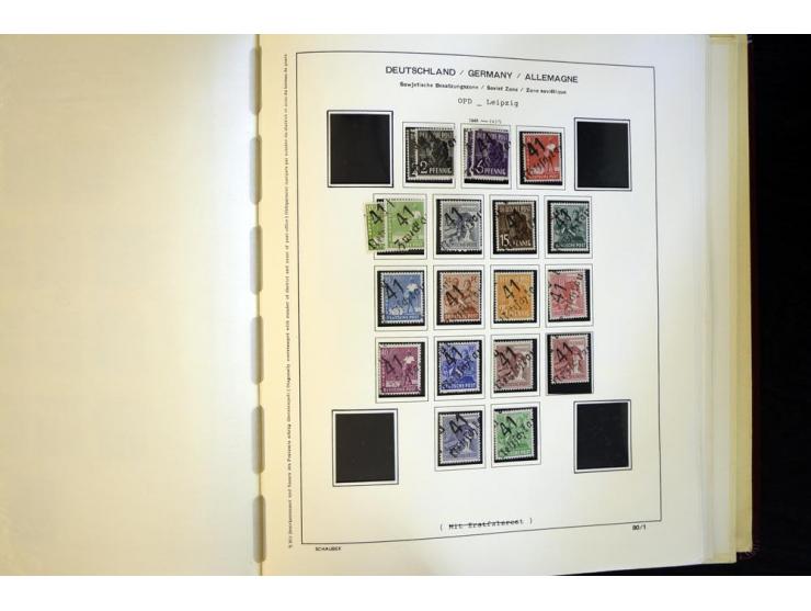 1945/85, umfangreicher ungebrauchter/postfrischer und gestempelter Bestand mit vielen besseren Werten und Ausgaben, teils meh