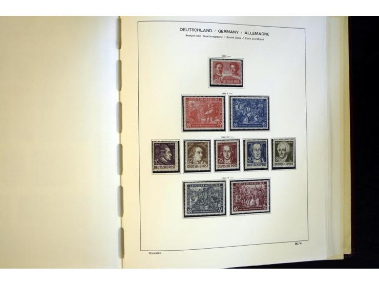 1945/85, umfangreicher ungebrauchter/postfrischer und gestempelter Bestand mit vielen besseren Werten und Ausgaben, teils meh