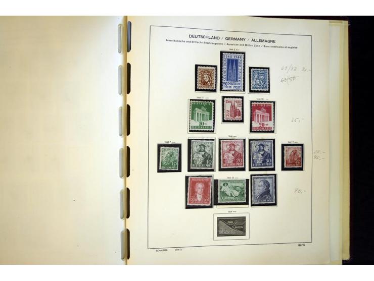 1945/85, umfangreicher ungebrauchter/postfrischer und gestempelter Bestand mit vielen besseren Werten und Ausgaben, teils meh