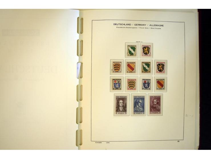 1945/85, umfangreicher ungebrauchter/postfrischer und gestempelter Bestand mit vielen besseren Werten und Ausgaben, teils meh