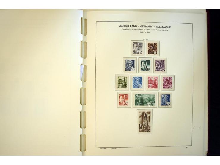 1945/85, umfangreicher ungebrauchter/postfrischer und gestempelter Bestand mit vielen besseren Werten und Ausgaben, teils meh