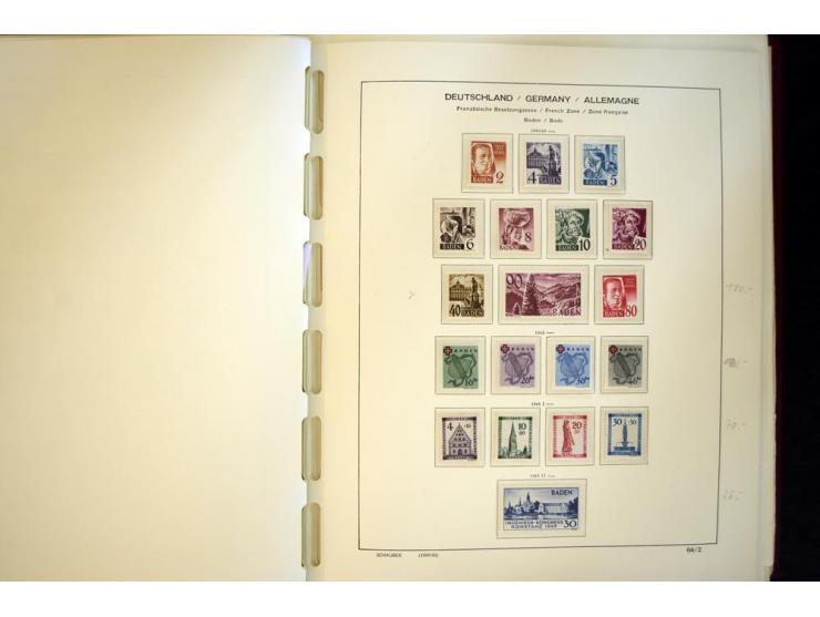 1945/85, umfangreicher ungebrauchter/postfrischer und gestempelter Bestand mit vielen besseren Werten und Ausgaben, teils meh