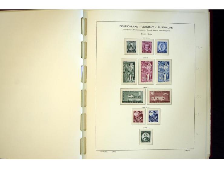 1945/85, umfangreicher ungebrauchter/postfrischer und gestempelter Bestand mit vielen besseren Werten und Ausgaben, teils meh