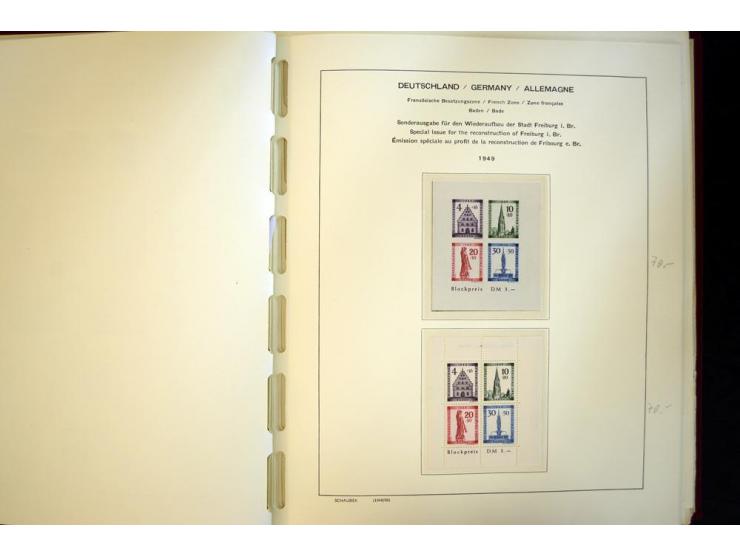 1945/85, umfangreicher ungebrauchter/postfrischer und gestempelter Bestand mit vielen besseren Werten und Ausgaben, teils meh