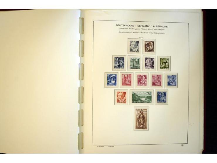1945/85, umfangreicher ungebrauchter/postfrischer und gestempelter Bestand mit vielen besseren Werten und Ausgaben, teils meh