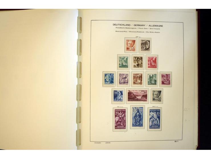 1945/85, umfangreicher ungebrauchter/postfrischer und gestempelter Bestand mit vielen besseren Werten und Ausgaben, teils meh