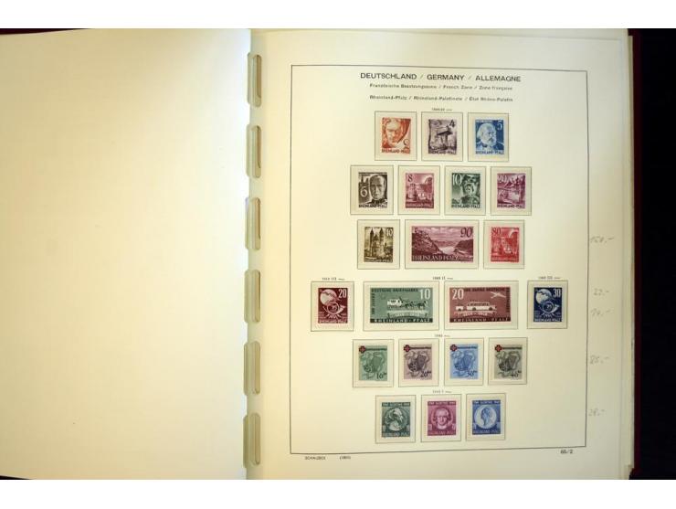 1945/85, umfangreicher ungebrauchter/postfrischer und gestempelter Bestand mit vielen besseren Werten und Ausgaben, teils meh