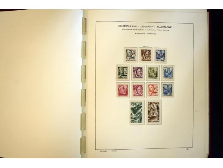 1945/85, umfangreicher ungebrauchter/postfrischer und gestempelter Bestand mit vielen besseren Werten und Ausgaben, teils meh