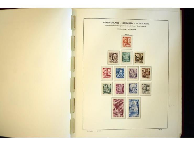 1945/85, umfangreicher ungebrauchter/postfrischer und gestempelter Bestand mit vielen besseren Werten und Ausgaben, teils meh