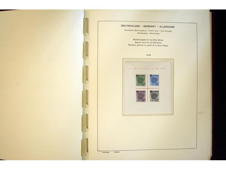 1945/85, umfangreicher ungebrauchter/postfrischer und gestempelter Bestand mit vielen besseren Werten und Ausgaben, teils meh