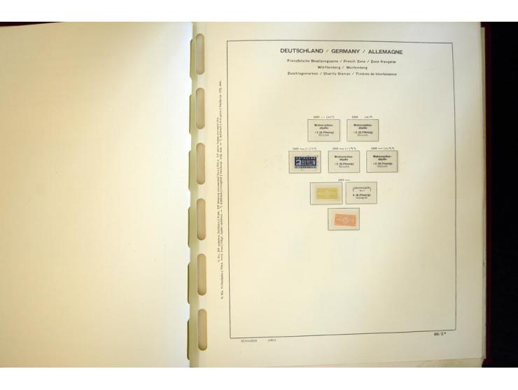 1945/85, umfangreicher ungebrauchter/postfrischer und gestempelter Bestand mit vielen besseren Werten und Ausgaben, teils meh