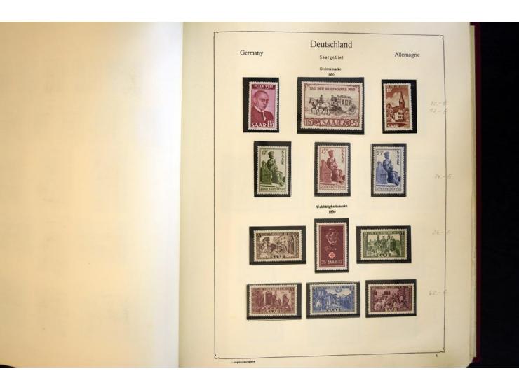 1945/85, umfangreicher ungebrauchter/postfrischer und gestempelter Bestand mit vielen besseren Werten und Ausgaben, teils meh