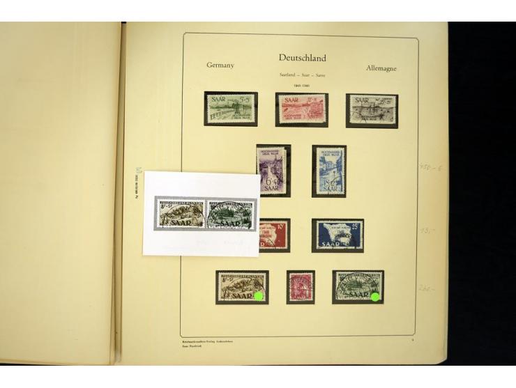 1945/85, umfangreicher ungebrauchter/postfrischer und gestempelter Bestand mit vielen besseren Werten und Ausgaben, teils meh